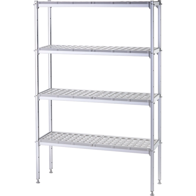 Rack d'entrepôt en aluminium pour conteneurs GN 1/1