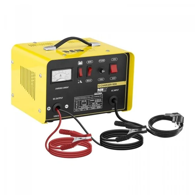 Raddrizzatore - 12/24V - 30A - avviamento 130A - Commutatore di tensione RSU 10060139 S-CHARGER-50A