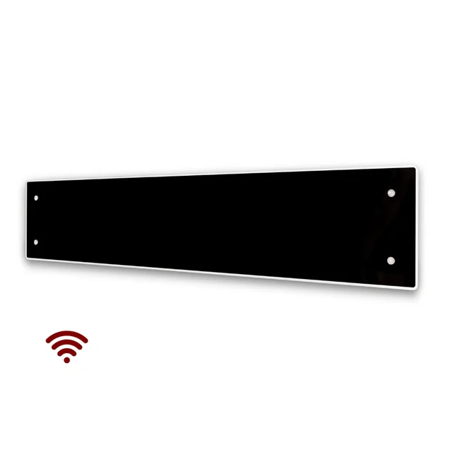 Radiateur électrique Adax Clea Wi-Fi L, noir, 10 KWT (1000 W)