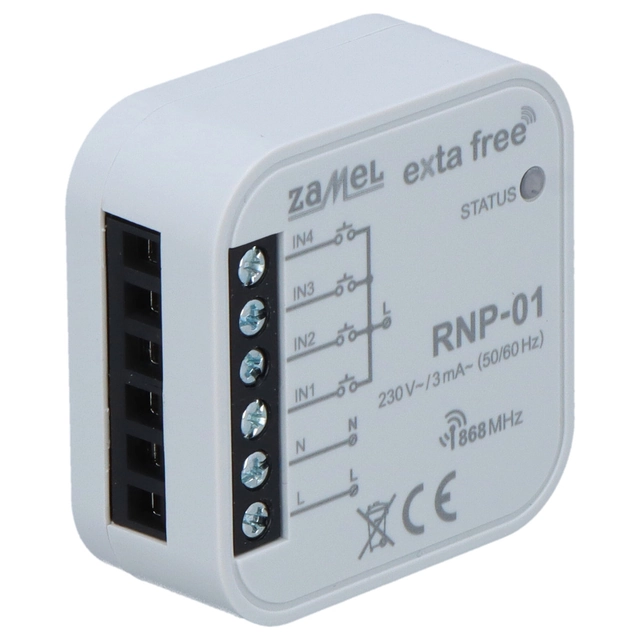Radio flush transmitter 4-kanałowy Type:RNP-01