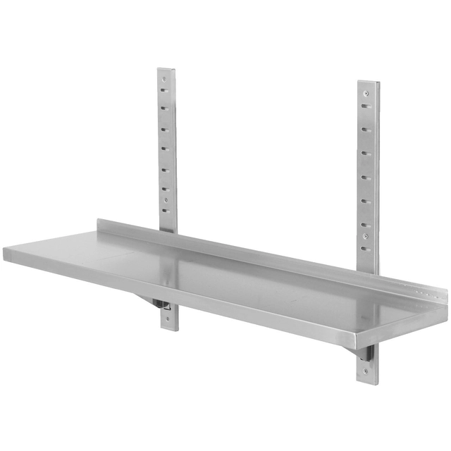 Raft de catering din oțel inoxidabil pe console 140x30 Hendi 811801