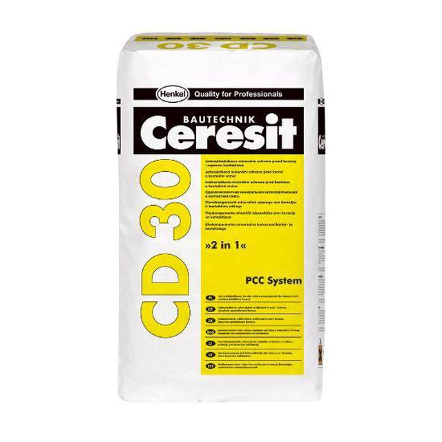 Ragasztó és korróziógátló réteg Ceresit CD 30 25 kg