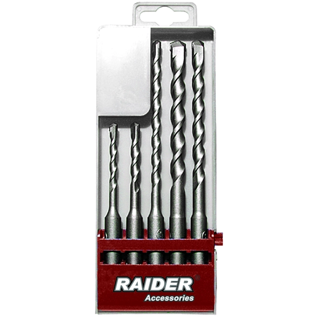 Raider (accessory) drill bits percussion drill set ø5-10mm SDS-plus 5 set pcs
