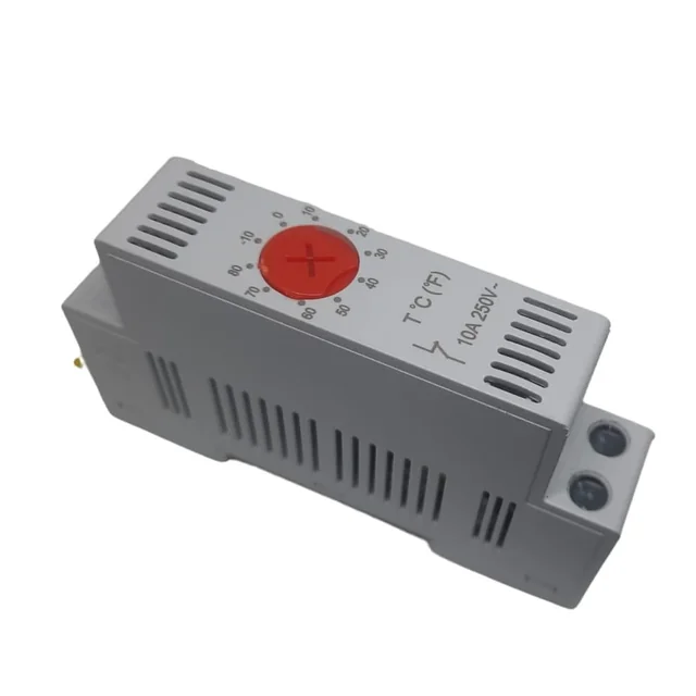 Rail thermostat 1 NC contact module for heating resistance control -10-+80°C 10(2)A