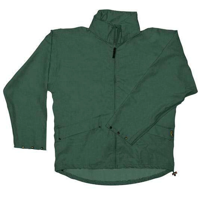 Rain jacket, Voss., flexible, polyurethane, size XL, green