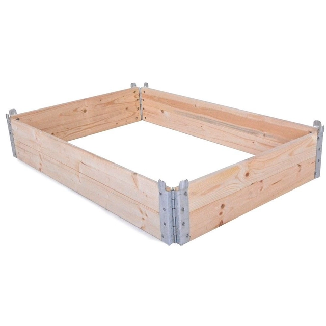 Raised bed 120x80cm wooden