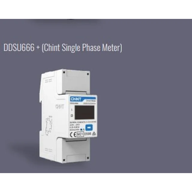 räknare x1 solax ddsu666 + (chint enfasmätare)