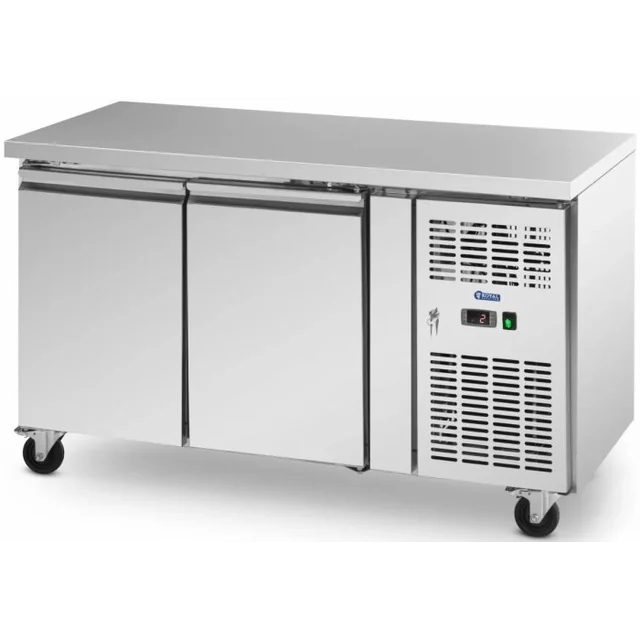 Rashladni stol na kotačima - 260 l - 2 komore - 136 x 70 cm - klasa B - nehrđajući čelik - Royal Catering 10013275 RCRT-2D280 4062859257277