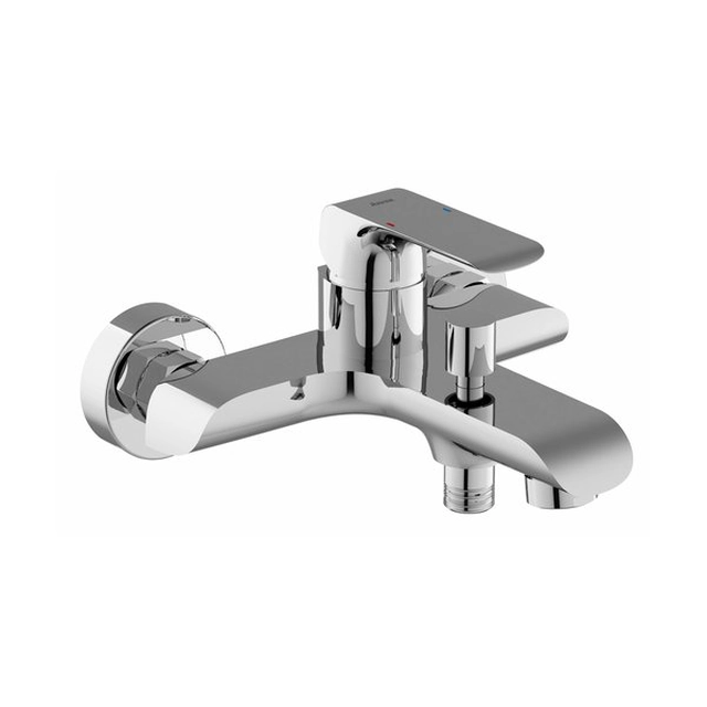 Ravak Flat wall mixer, bath/shower FL 022.00/150 chrome