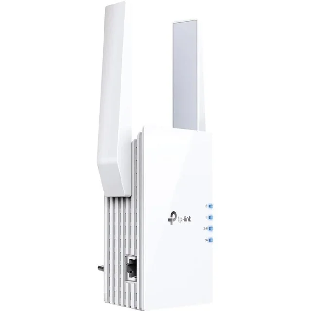 Разширител на обхват TP-Link RE605X, AX1800, WiFi 6 Двубандов гигабитов адаптивен път, високоскоростен режим, режим на точка за достъп