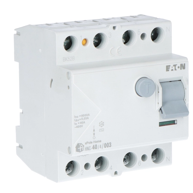 RCD 6kA AC tips HNC-40/4/003