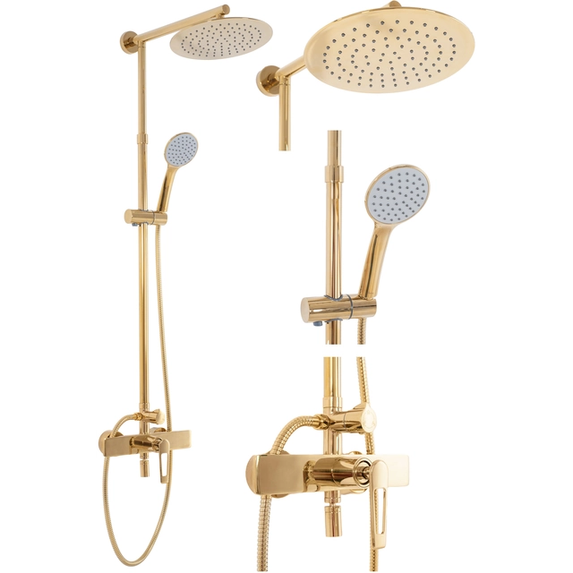 REA ALDI Gold Shower Set