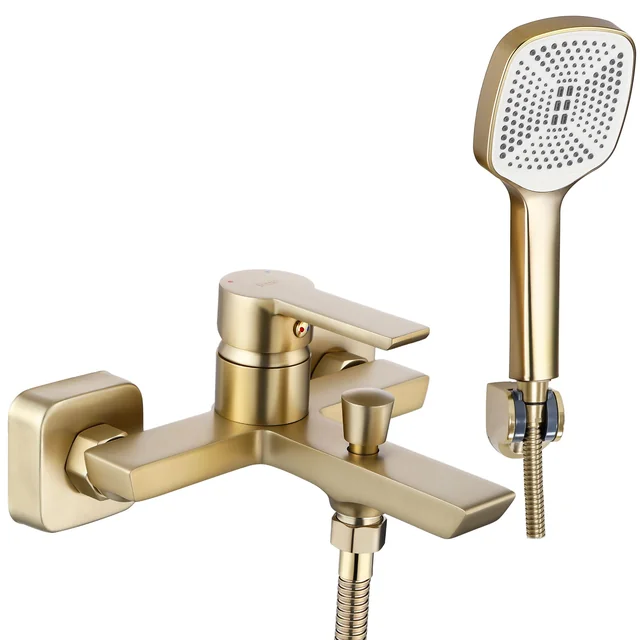 REA ARGUS GOLD BRUSH bathtub faucet