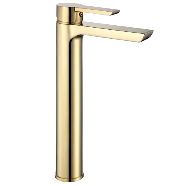 REA ARGUS Gold Gold High Washbasin Faucet