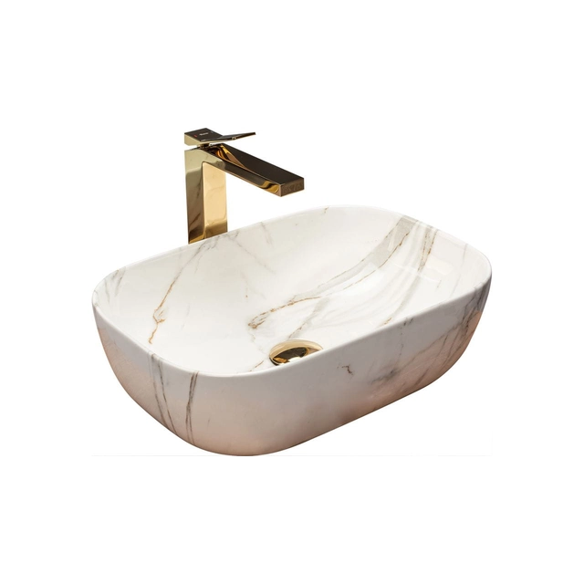 Rea Belinda Shiny Aiax countertop washbasin 465x335x135 mm - additional 5% discount with code REA5
