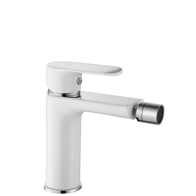 Rea Bloom bidet mixer white chrome