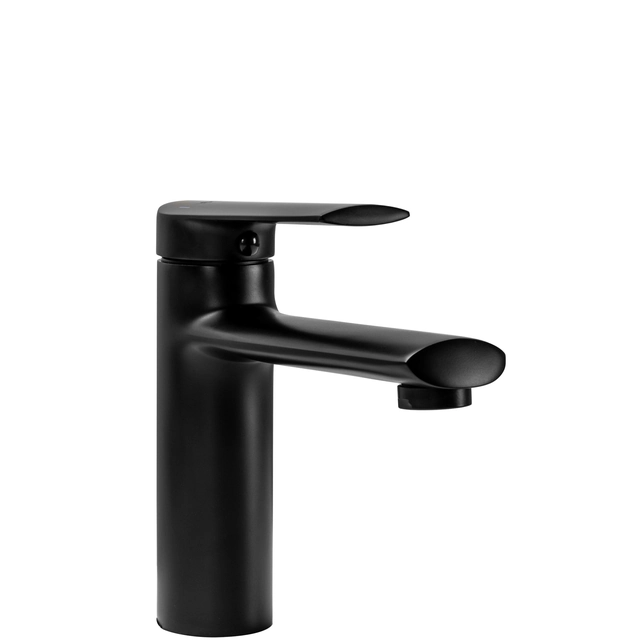 REA BUZZ black bass basin mixer