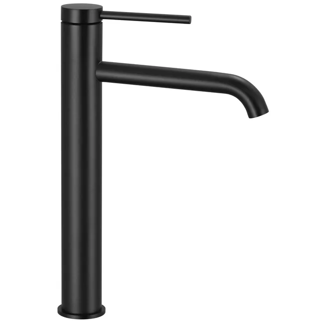 REA CLIF MAT BLACK Rubinetto Lavabo ALTO NERO MAT