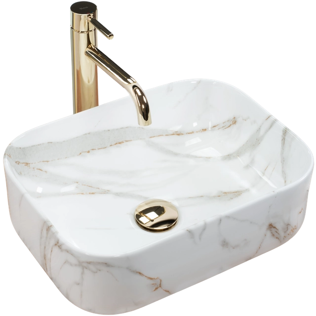 Rea Demi mini Aiax shiny countertop washbasin - Additionally 5% discount with code REA5