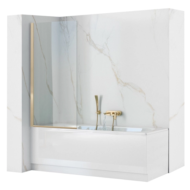 Rea Elegant Gold screen 70 Bathtub screen