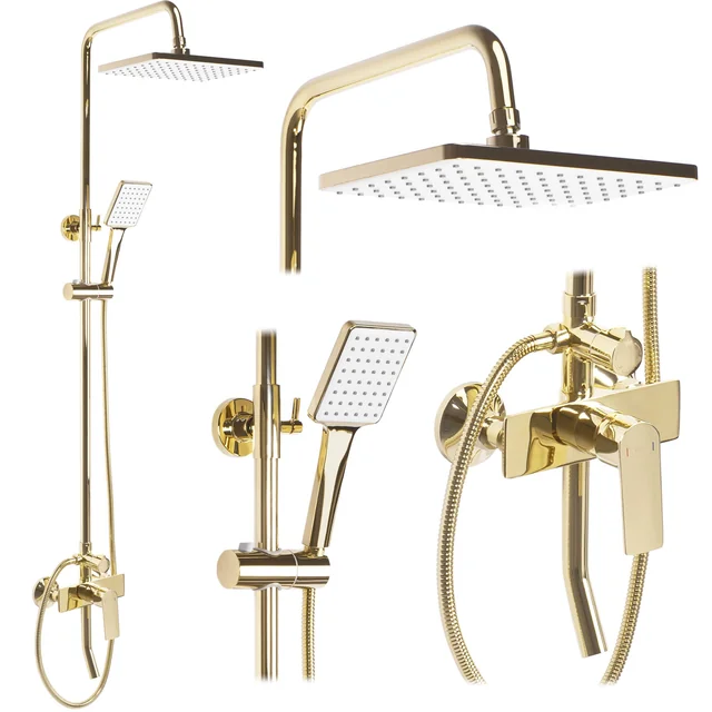 REA Ensemble de douche Maximus Gold