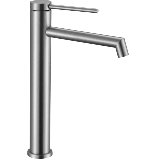 Rea Foss Grifo para lavabo níquel cepillado Inox alto níquel cepillo