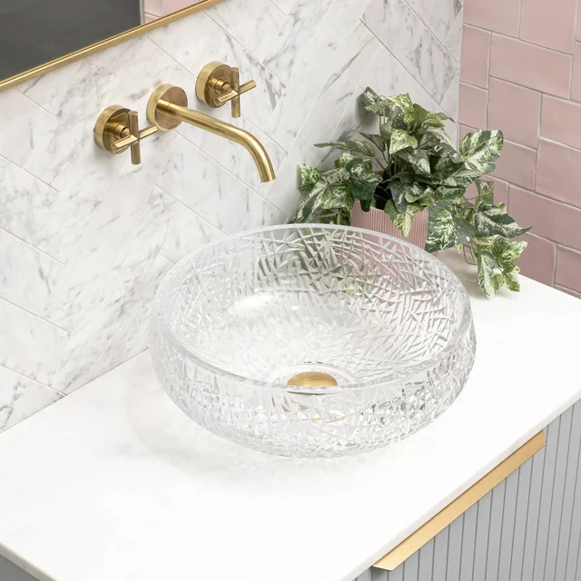 REA ICE CRISTAL countertop washbasin