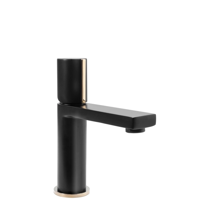 REA ICON Black Gold Low Basin Faucet