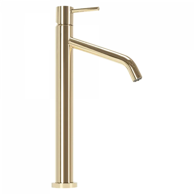 Rea Level high gold washbasin faucet - Additionally 5% discount with code REA5