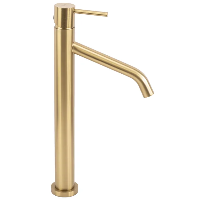 REA LEVEL Robinet de Lavabo Or Brossé High Brush Gold