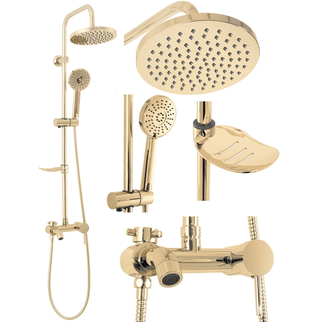 Rea Luis Gold Shower Set