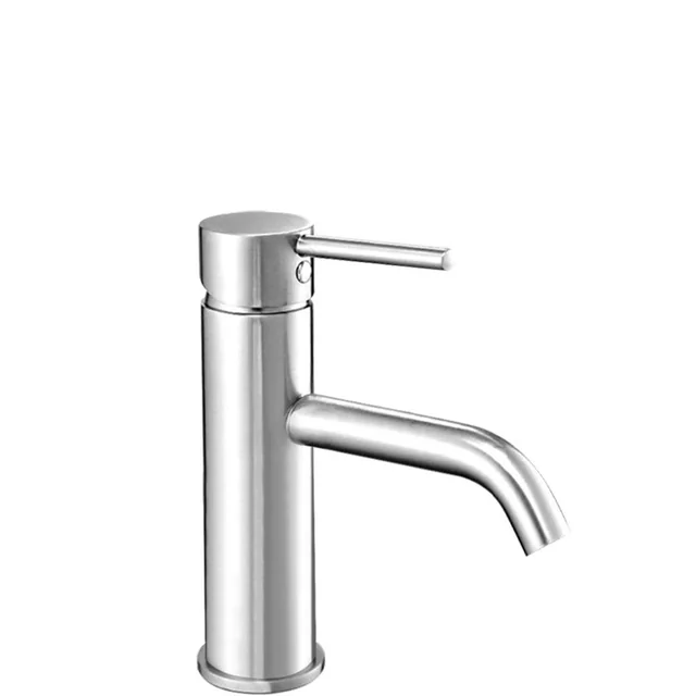 Rea Lungo Chrome basin mixer Low