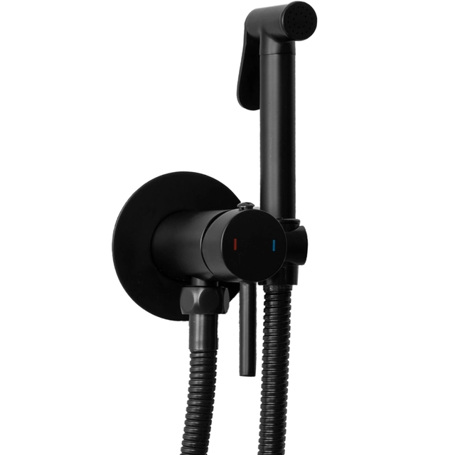 REA Lungo Loop bidet mixer black