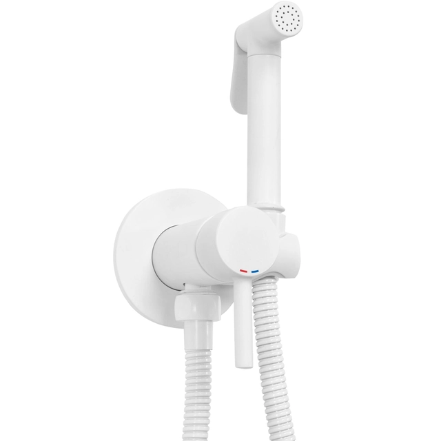 REA Lungo Loop bidet mixer white