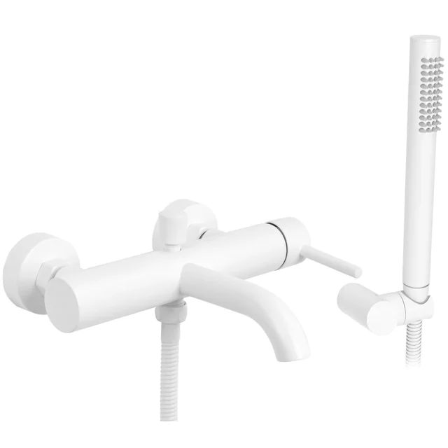 Rea Lungo White bathtub faucet