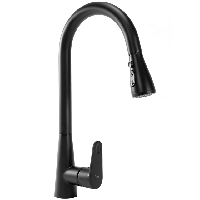 Rea Mild Black kitchen mixer