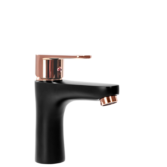 REA MILD Black Rose Gold Low Faucet