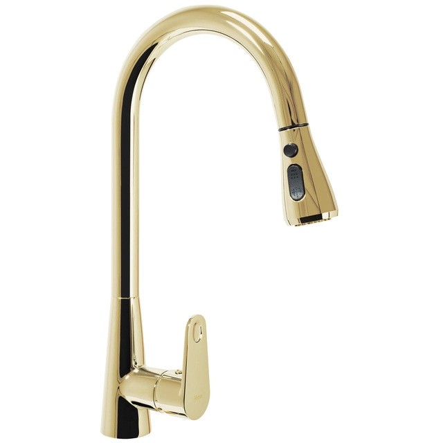 Rea Mild Gold kitchen faucet