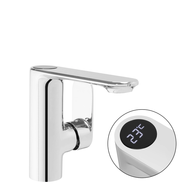 REA MILS LCD Chrome Mitigeur Lavabo Petit