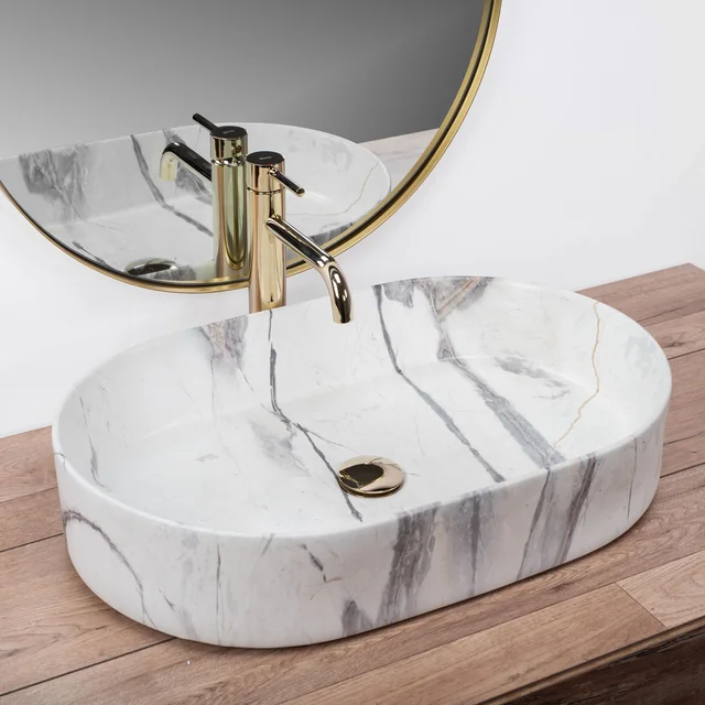 Rea Nadia countertop washbasin 60 Sand