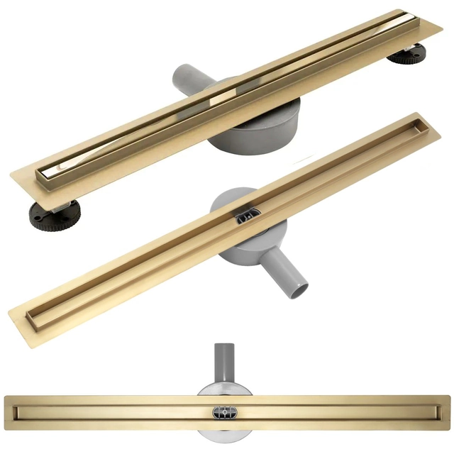 REA NEO SLIM PRO Linear Drain Gold 60