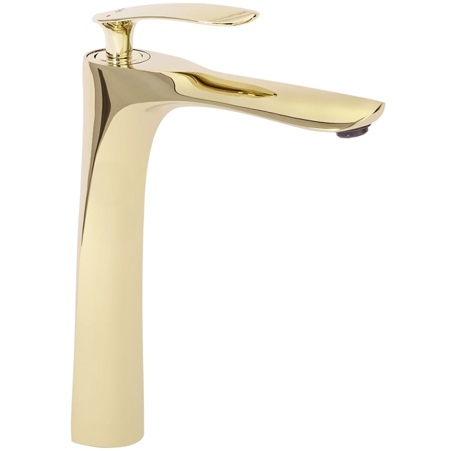 REA ORBIT Gold High Washbasin Mixer