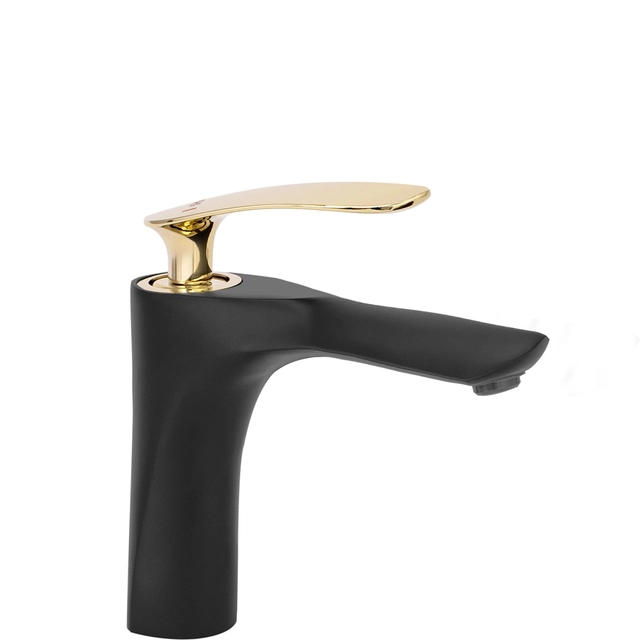 REA ORBIT Miscelatore Lavabo Basso Oro Nero