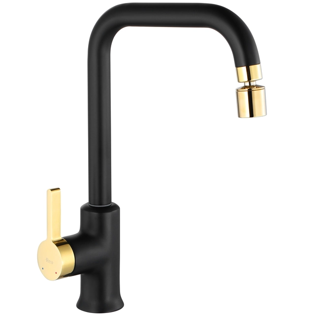 Rea Polo kitchen faucet, black gold