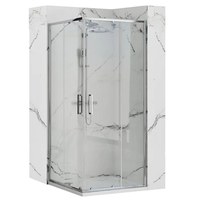 Rea Punto shower cabin 80x80 Chrome