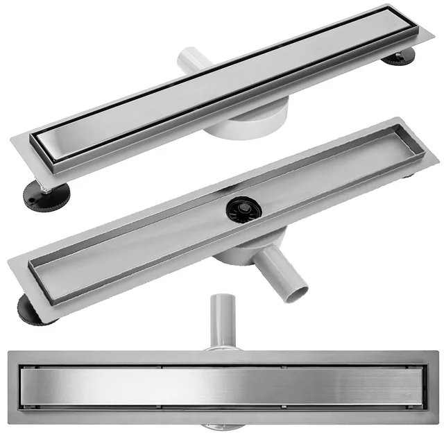 REA PURE NEO PRO Linear Drain Harjattu teräs 100