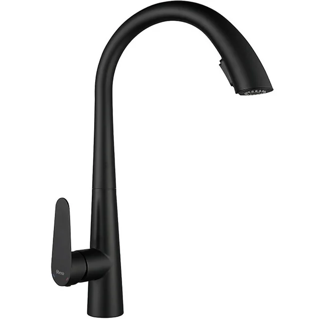 REA Ross Black Kitchen Faucet