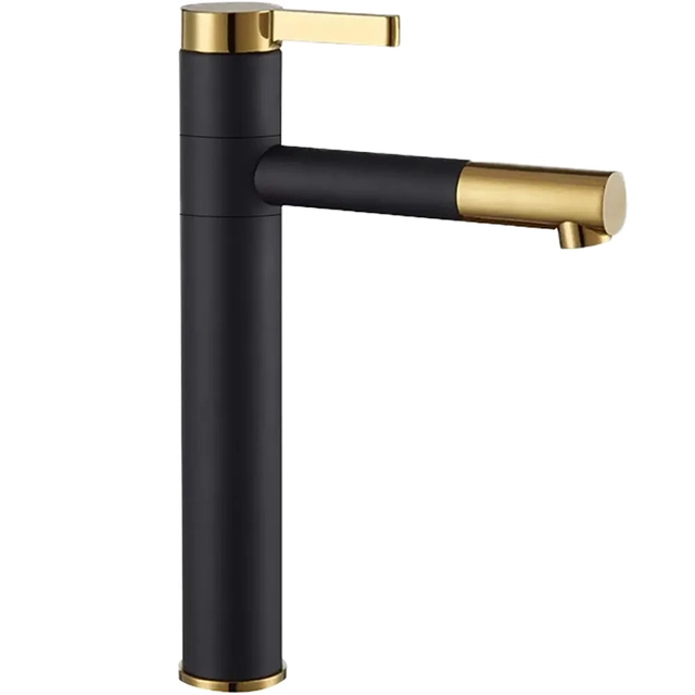 Rea Smart black gold washbasin faucet - Additionally 5% discount with code REA5