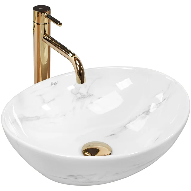 Rea Sofia Nature Marble countertop washbasin