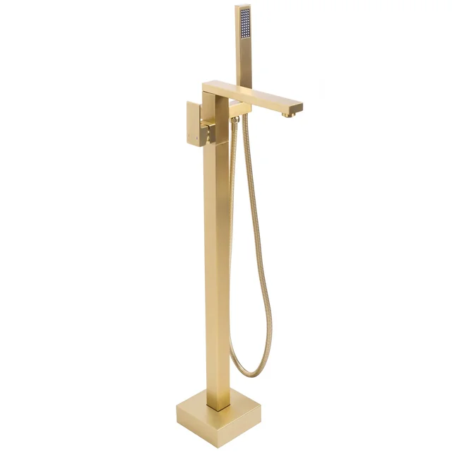 Rea TERY Gold Brushed Bathtub Faucet